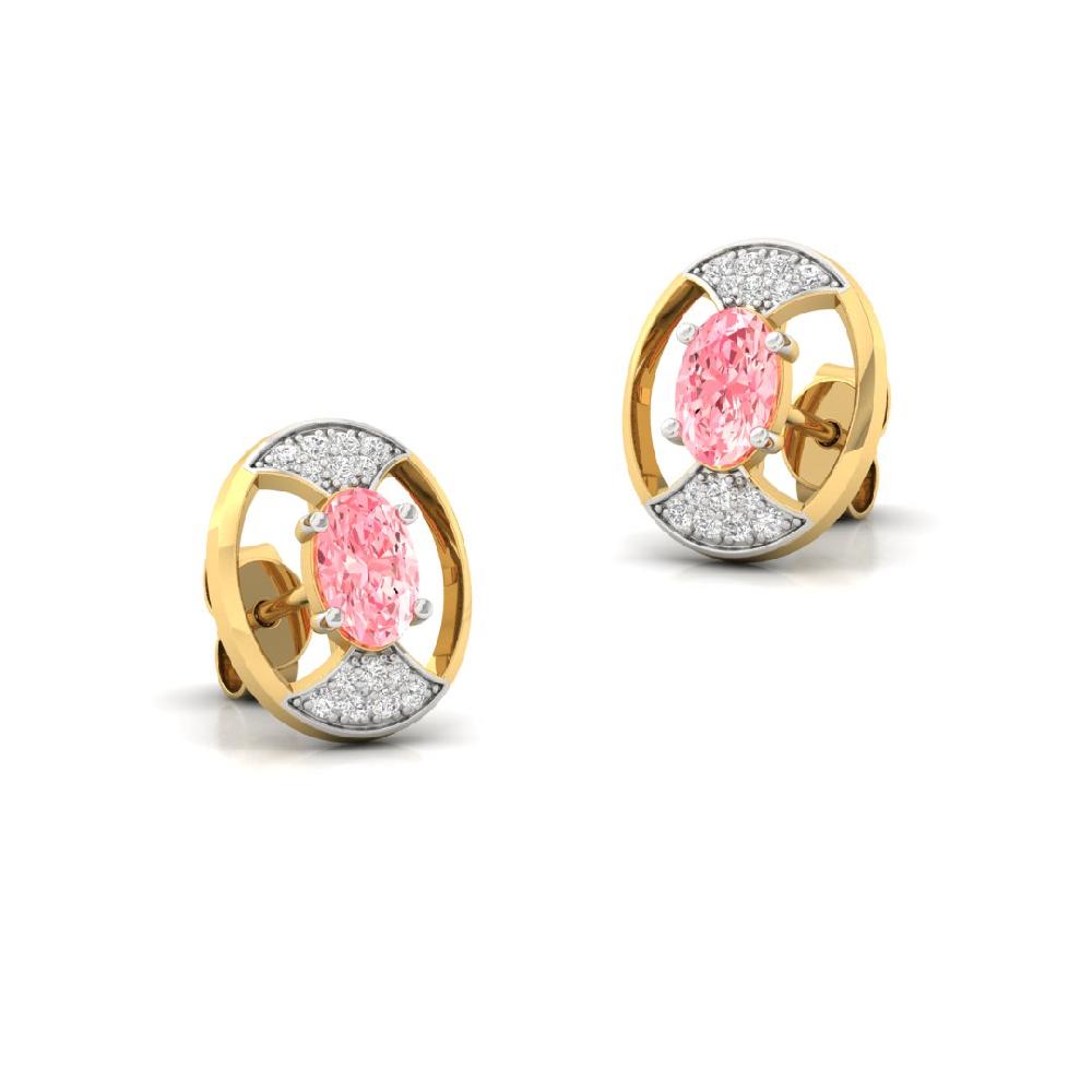 1.15ct Majestic Emerald CVD Diamond Earrings