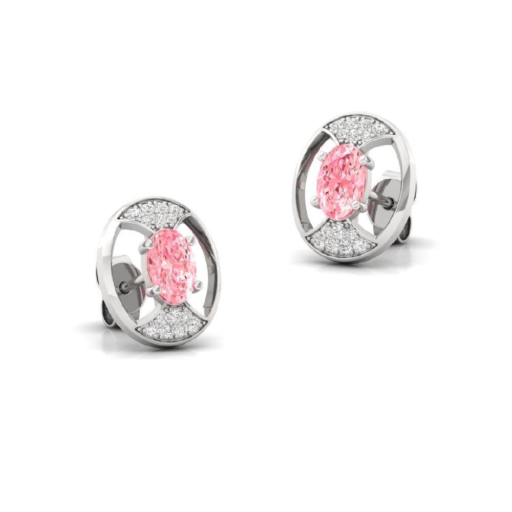 1.15ct Majestic Emerald CVD Diamond Earrings