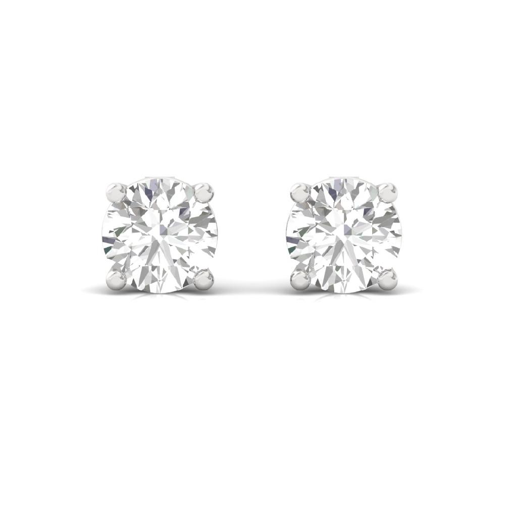 0.485ct Round CVD-Lab Grown Diamond Eternal Spark Solitaire Earrings