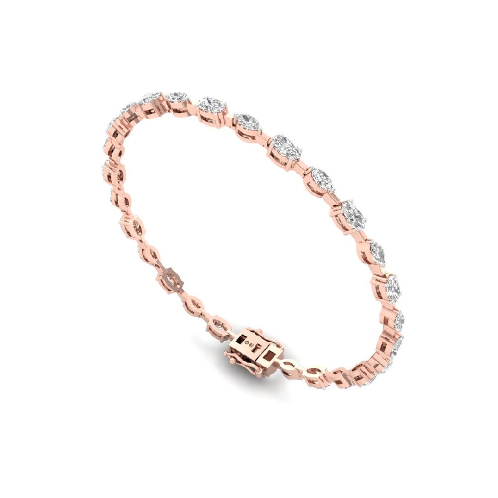 Grace & Glam Oval And Marquise CVD-Lab grown Diamond Bracelets