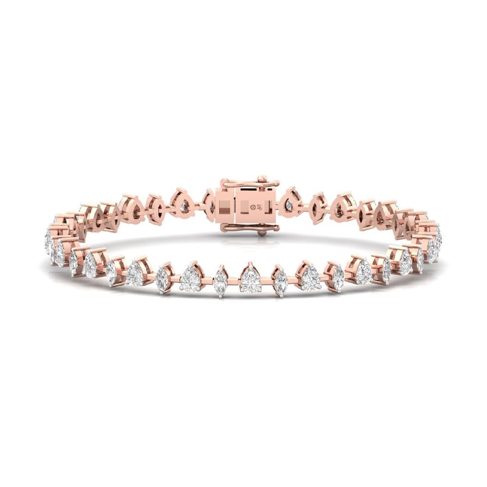 Timeless marquise, pear CVD-Lab grown Diamond Bracelets