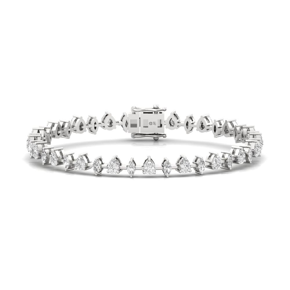 Timeless marquise, pear CVD-Lab grown Diamond Bracelets