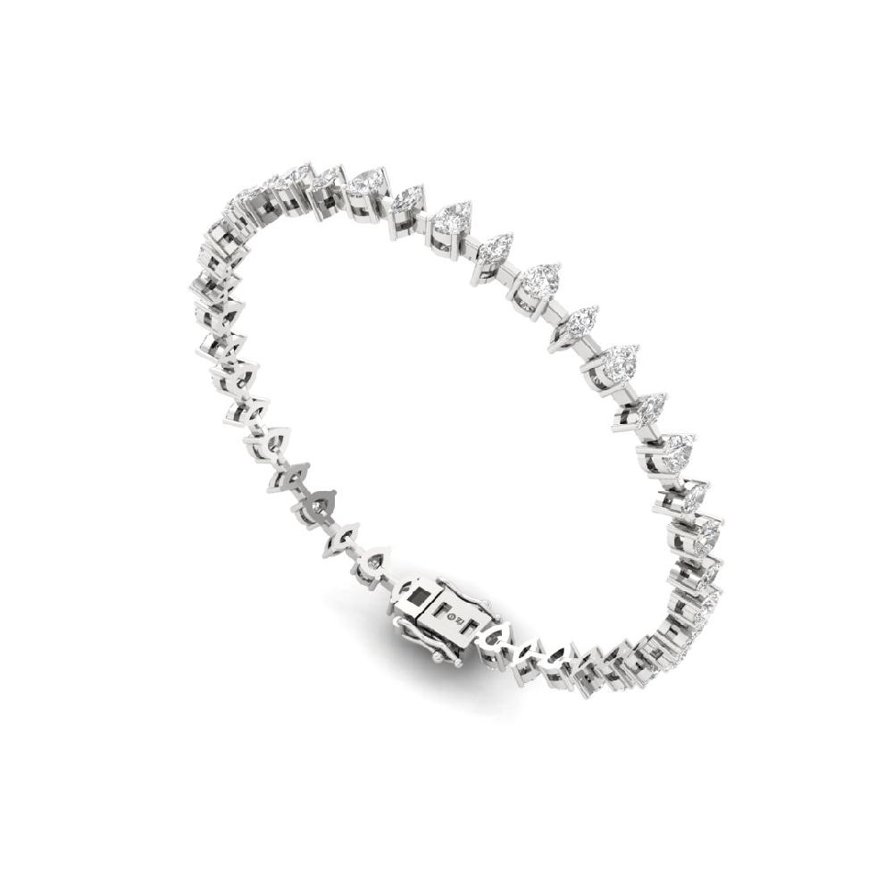 Timeless marquise, pear CVD-Lab grown Diamond Bracelets