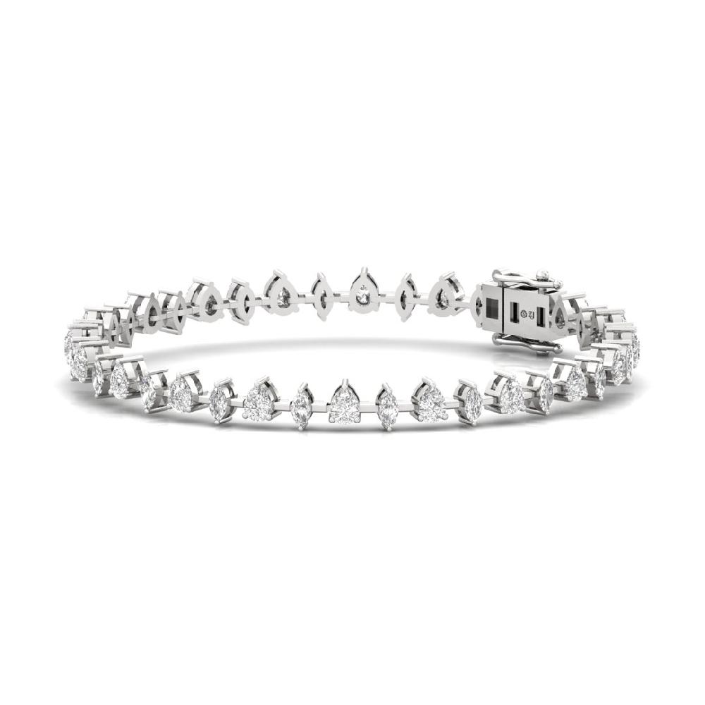 Timeless marquise, pear CVD-Lab grown Diamond Bracelets