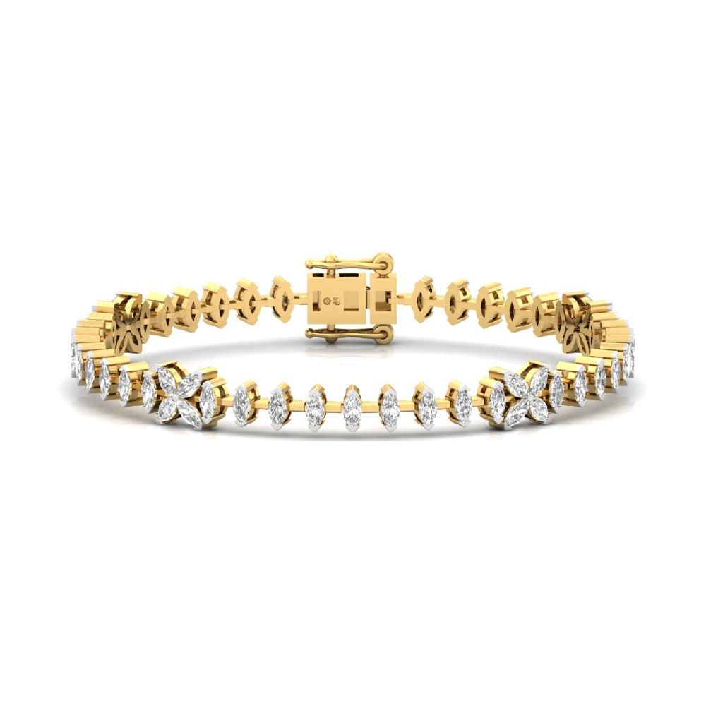 Bracelet marquise CVD-Lab grown Diamond Elegance