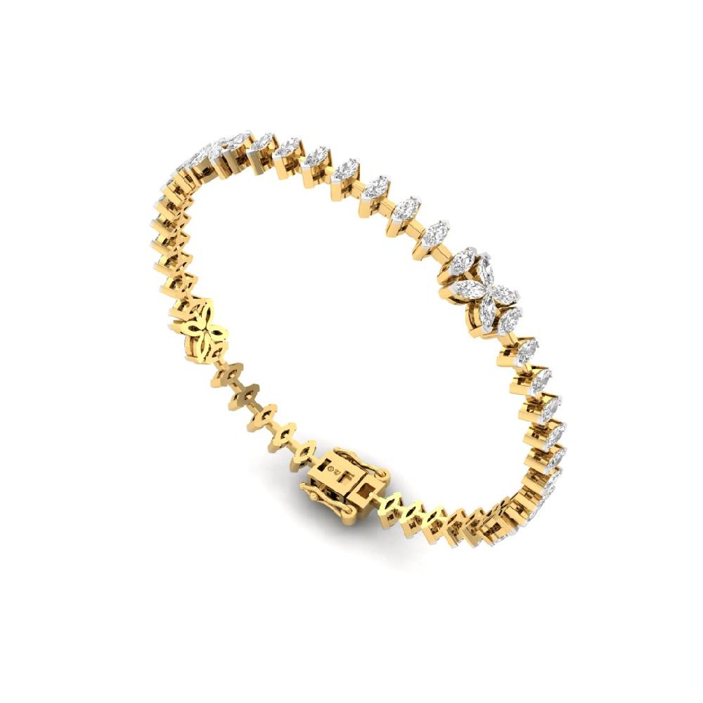 Bracelet marquise CVD-Lab grown Diamond Elegance