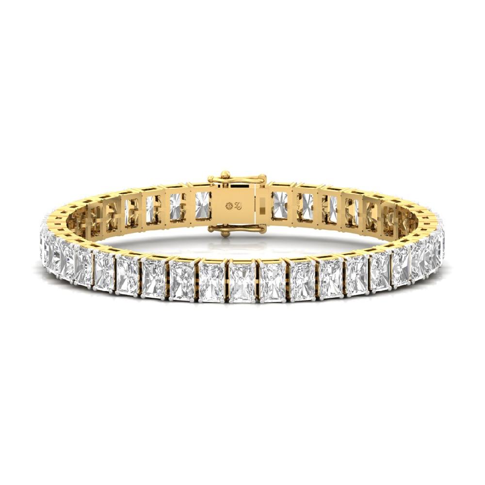 Radiant-Cut CVD-Lab Grown Diamond Forever Shine Tennis Bracelet