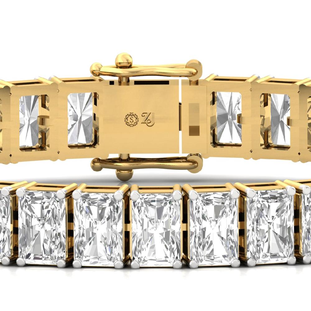 Radiant-Cut CVD-Lab Grown Diamond Forever Shine Tennis Bracelet