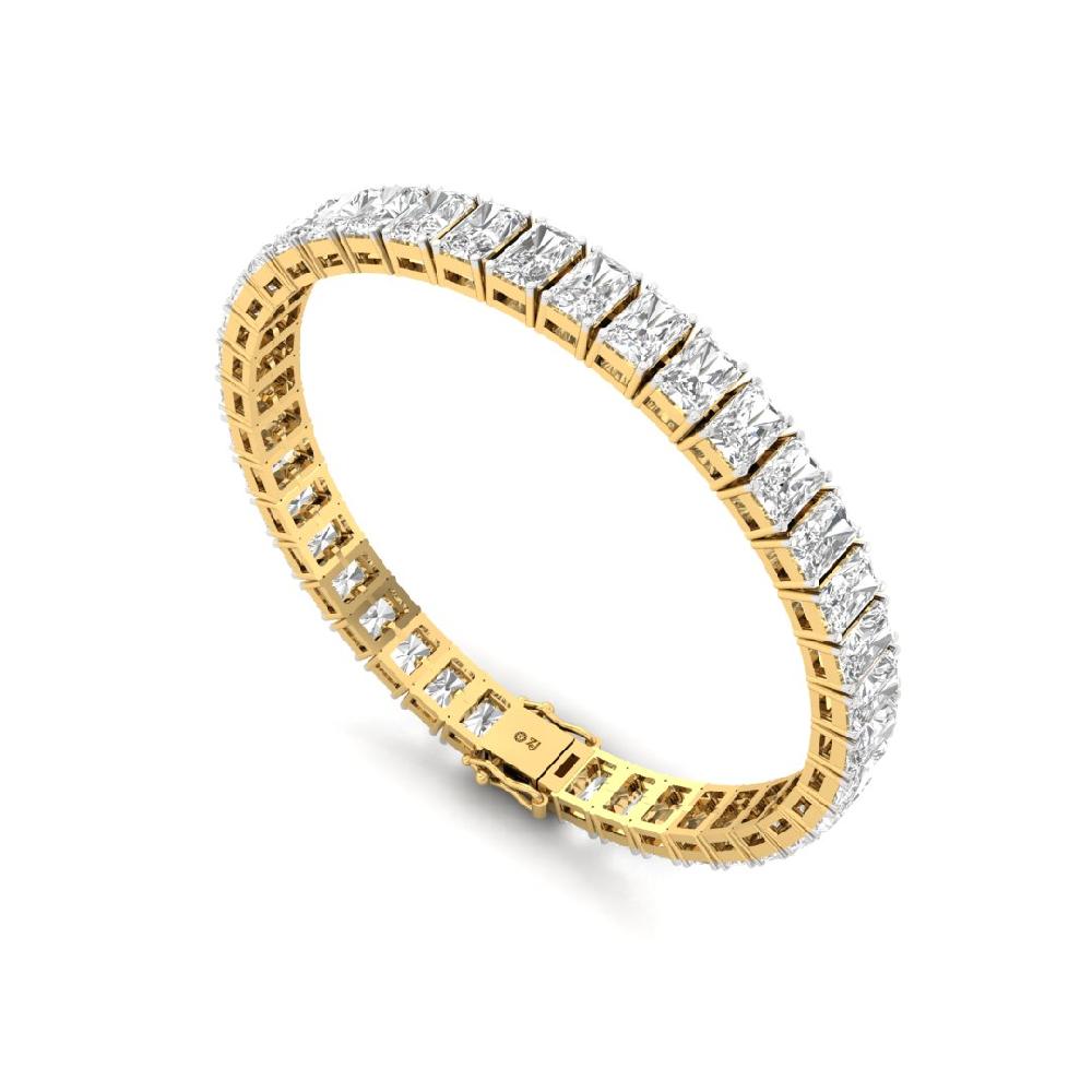 Radiant-Cut CVD-Lab Grown Diamond Forever Shine Tennis Bracelet