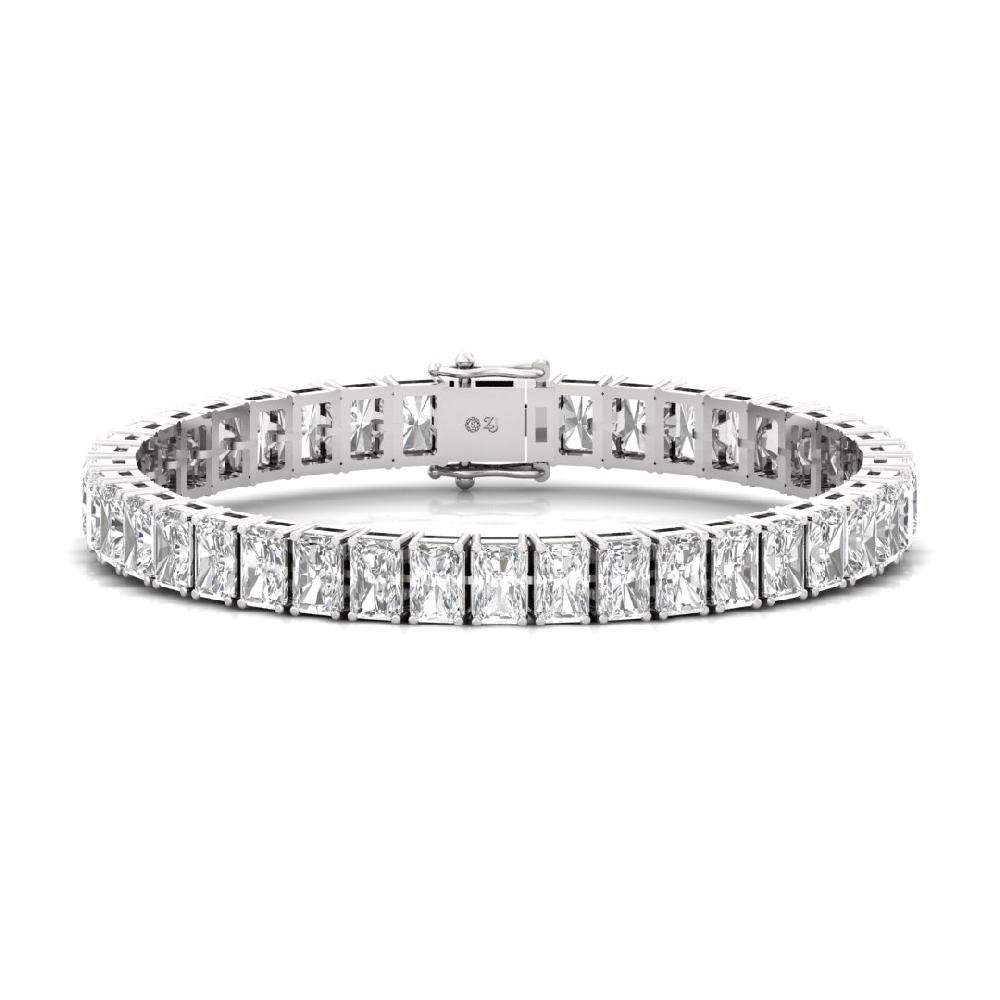 Radiant-Cut CVD-Lab Grown Diamond Forever Shine Tennis Bracelet