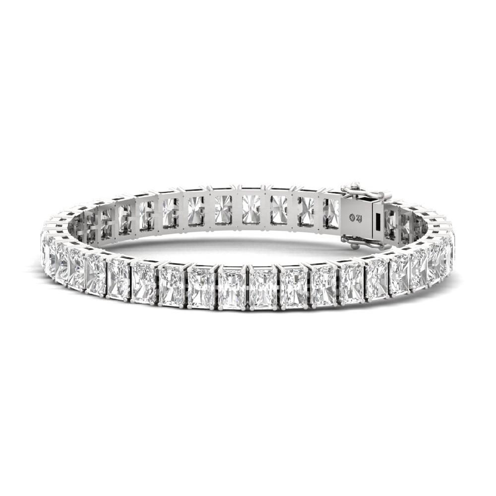 Radiant-Cut CVD-Lab Grown Diamond Forever Shine Tennis Bracelet