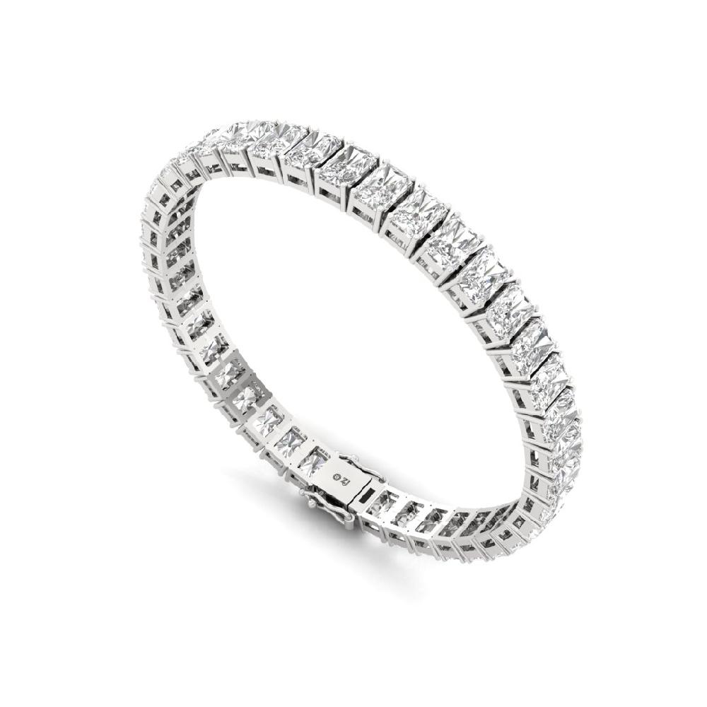 Radiant-Cut CVD-Lab Grown Diamond Forever Shine Tennis Bracelet