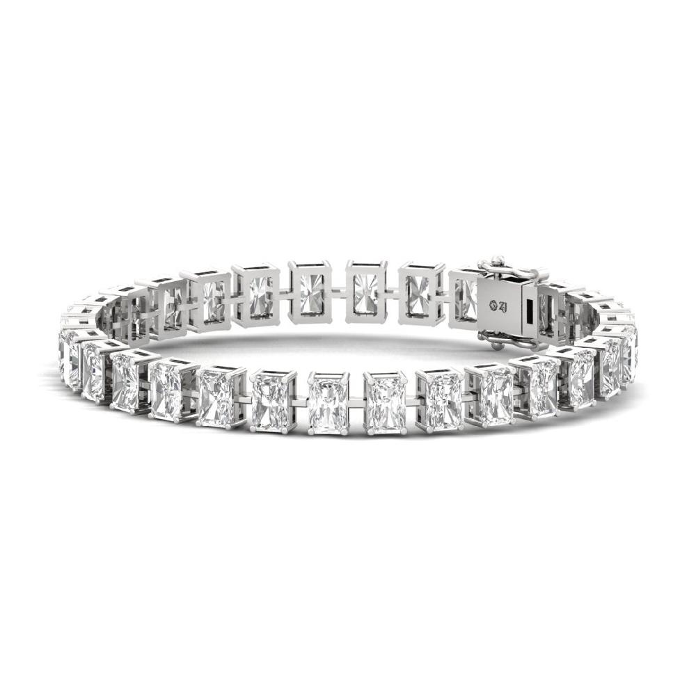 Radiant-Cut CVD Lan grown Diamond Diamond Symphony Tennis Bracelet
