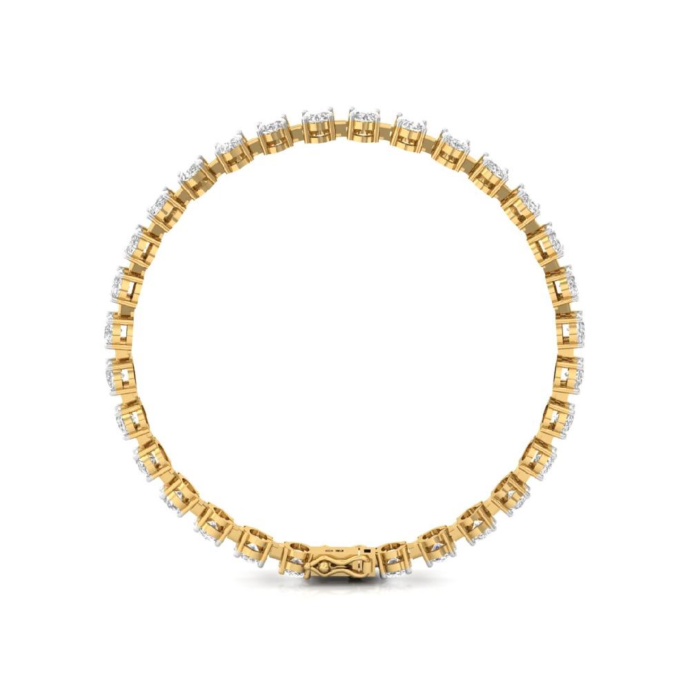 Oval Cut CVD-Lab Grown Diamond Everlasting Spark Tennis Bracelet