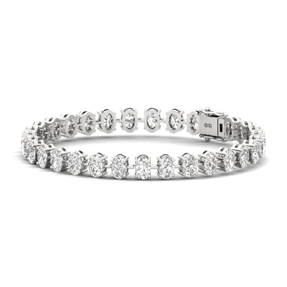 Oval Cut CVD-Lab Grown Diamond Everlasting Spark Tennis Bracelet