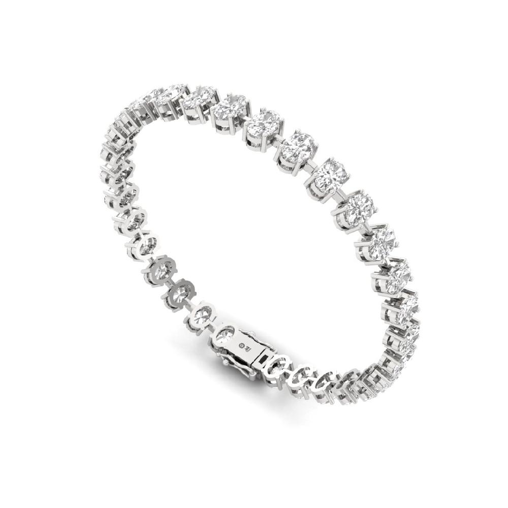 Oval Cut CVD-Lab Grown Diamond Everlasting Spark Tennis Bracelet