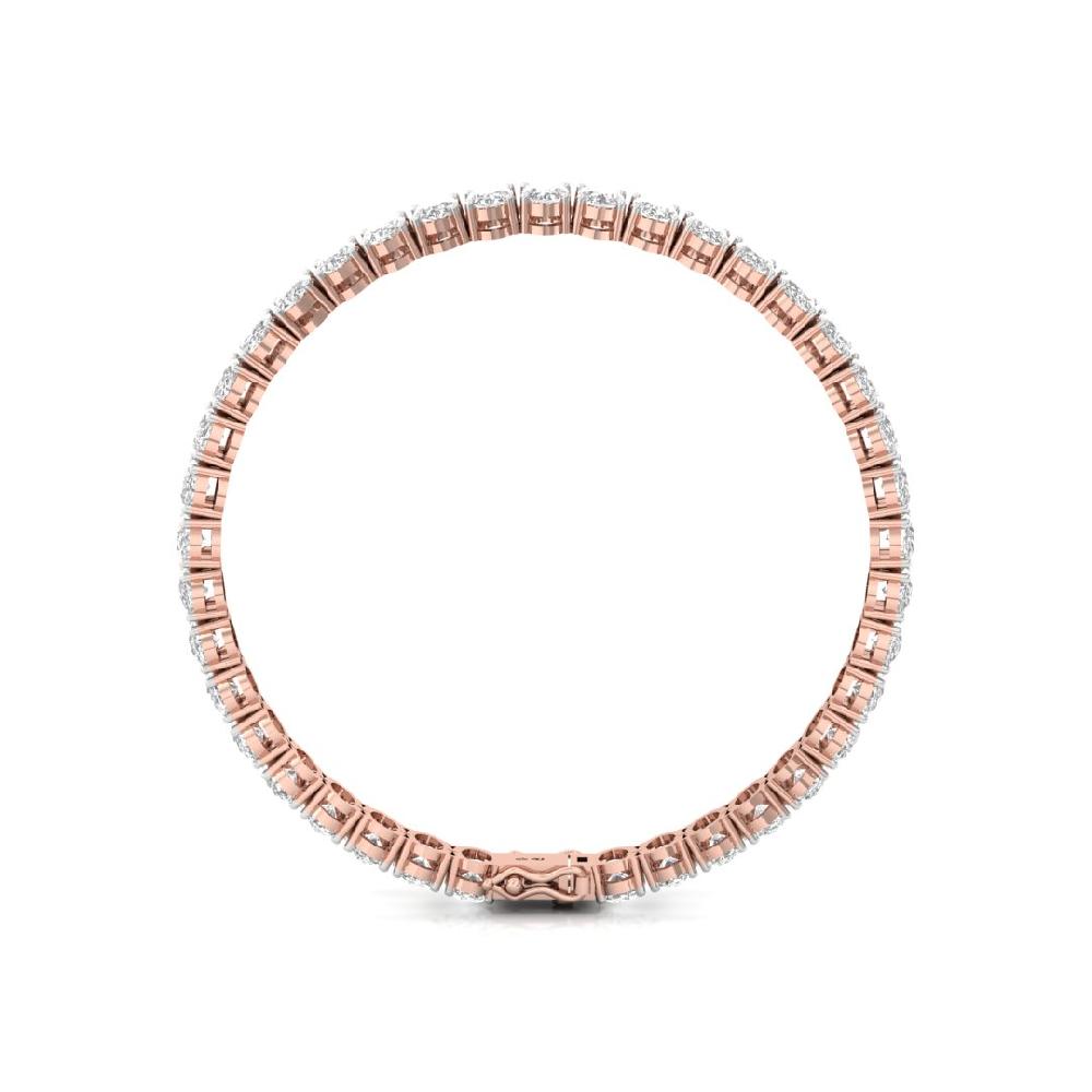 Oval Lab Grown Diamond Majestic Radiance Tennis Bracelet