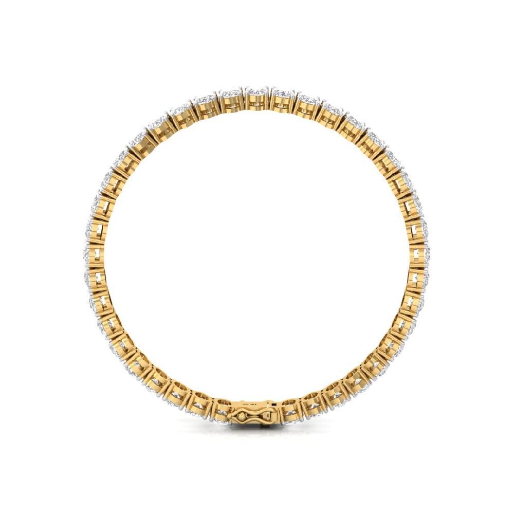Oval Lab Grown Diamond Majestic Radiance Tennis Bracelet