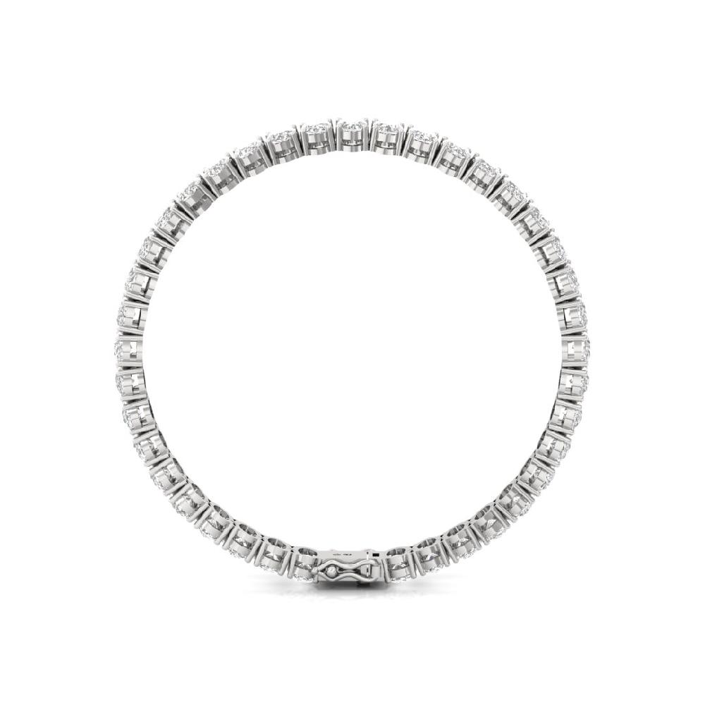Oval Lab Grown Diamond Majestic Radiance Tennis Bracelet