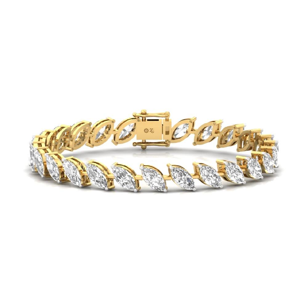 Marquise CVD Diamond Heirloom Glow Tennis Bracelet