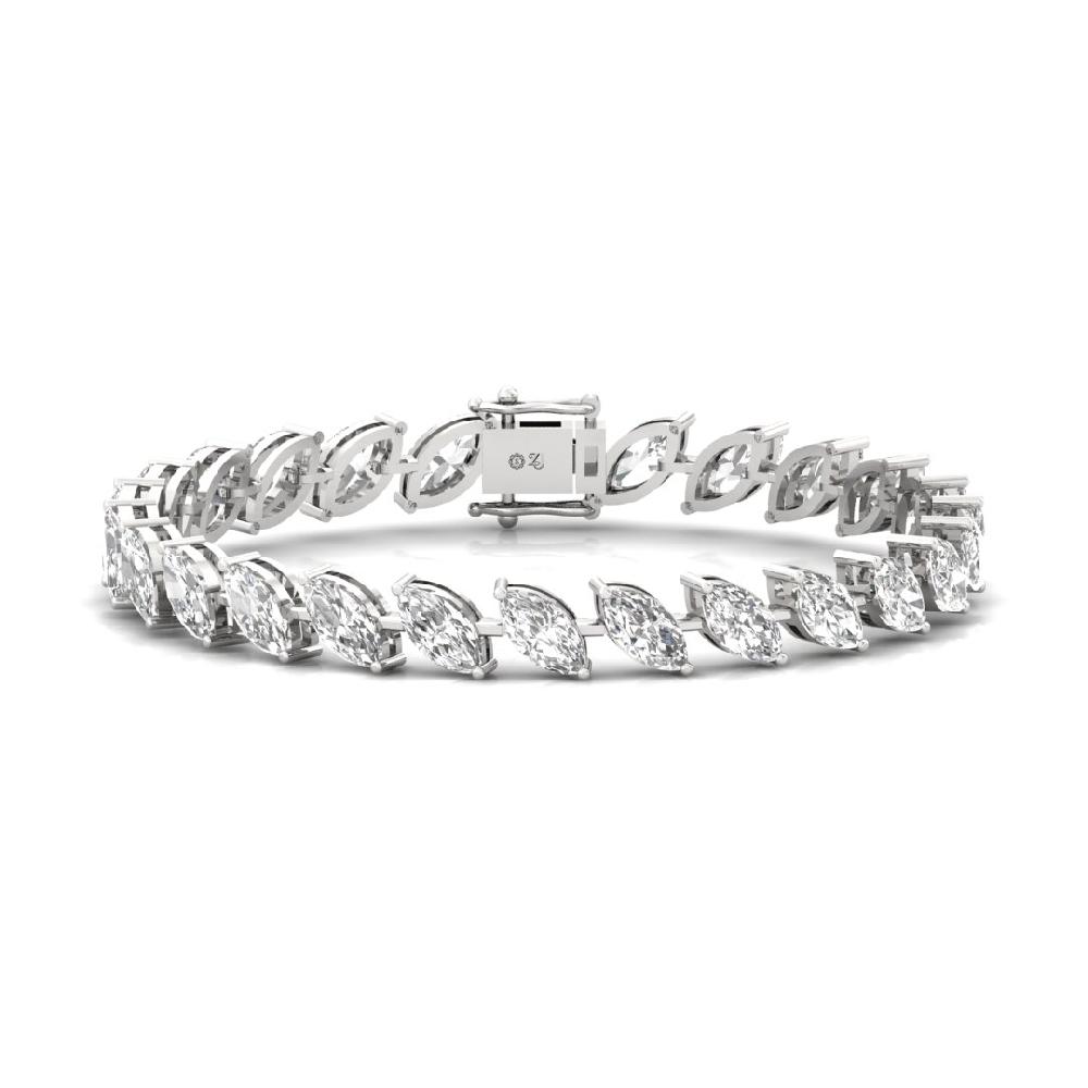 Marquise CVD Diamond Heirloom Glow Tennis Bracelet