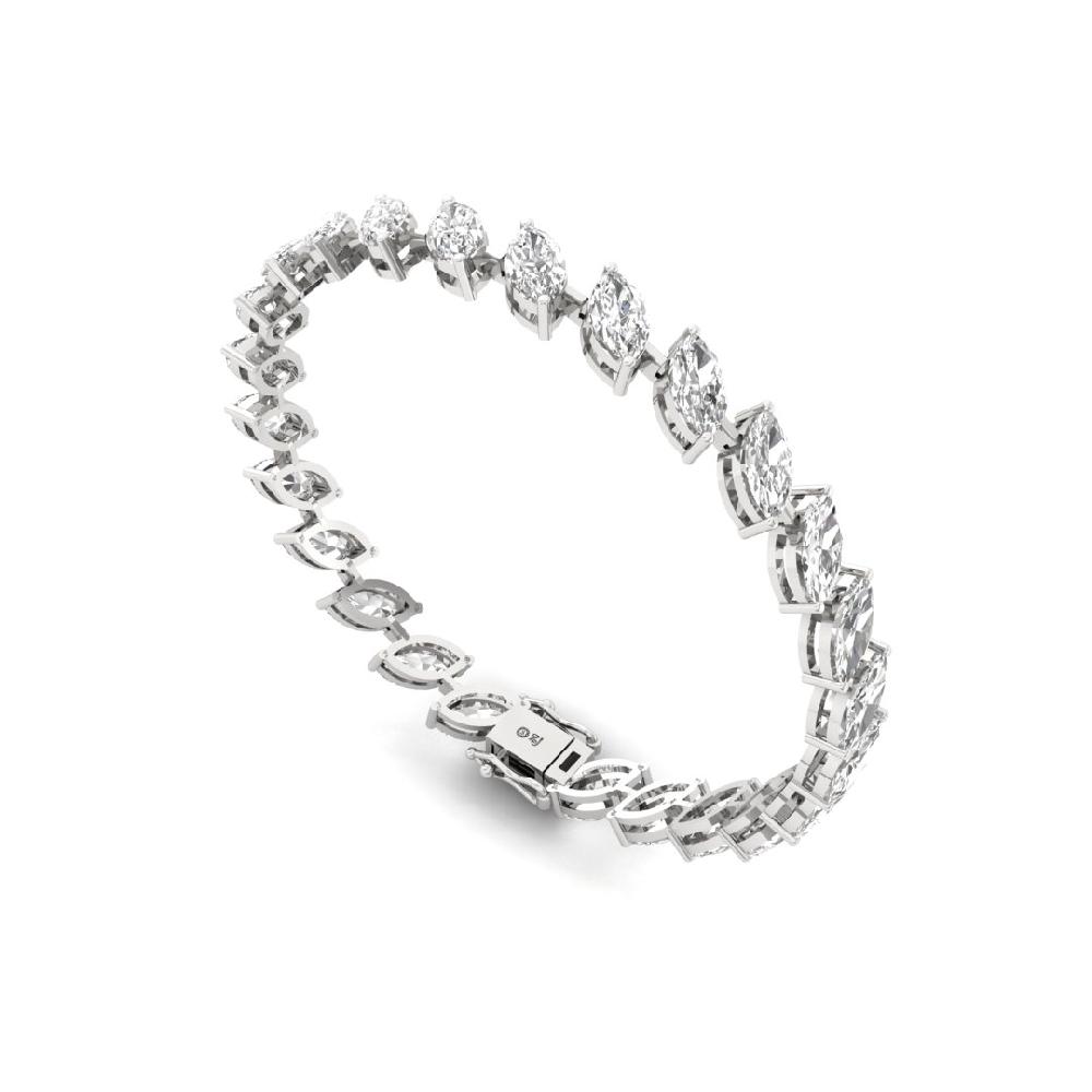 Marquise CVD Diamond Heirloom Glow Tennis Bracelet