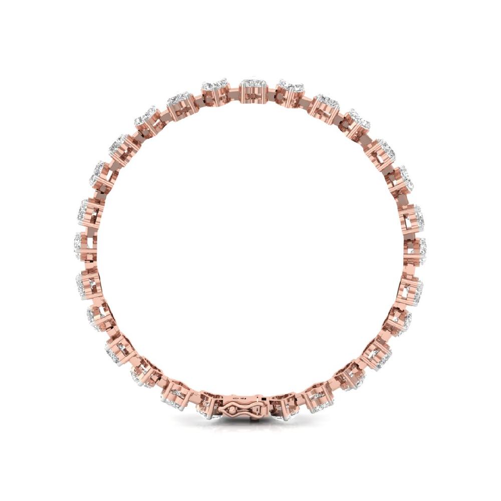 Heart Lab Grown Diamond Infinity Sparkle Tennis Bracelet