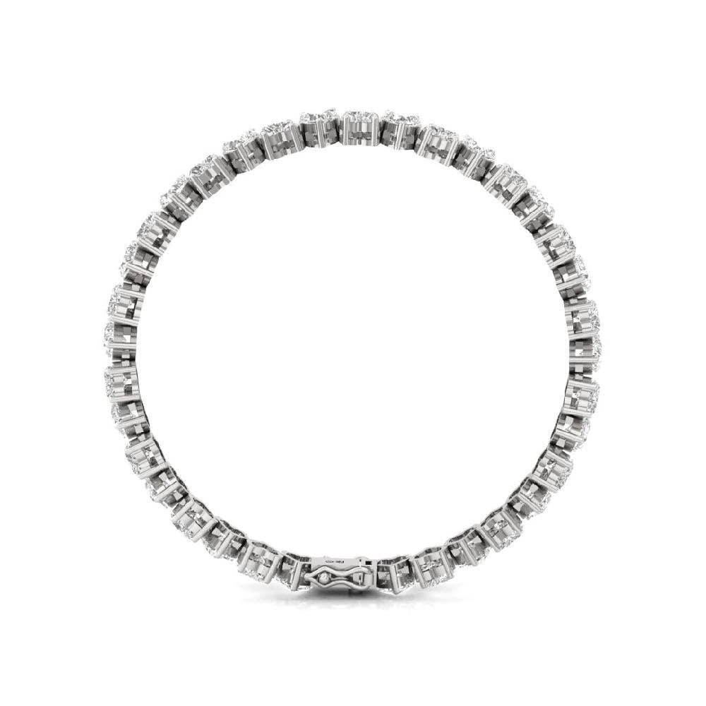 Heart-Cut Diamond Royal Heritage Tennis Bracelet