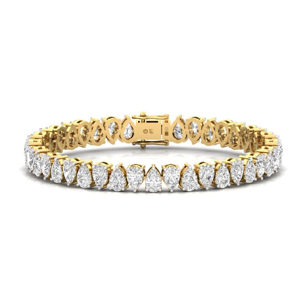 Pear-Cut Diamond Timeless Beauty Tennis Bracelet