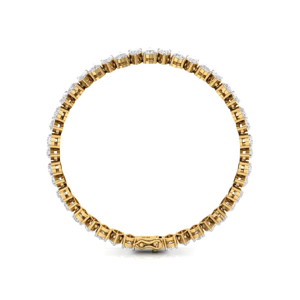 Pear-Cut cvd lab grown Diamond Timeless Beauty Tennis Bracelet