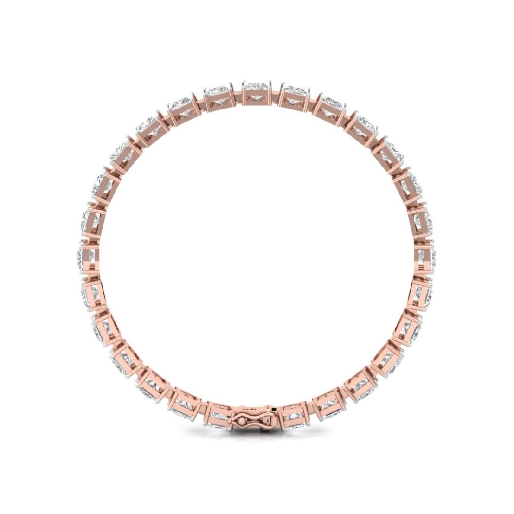 Princess-Cut CVD Diamond Ethereal Bliss Tennis Bracelet