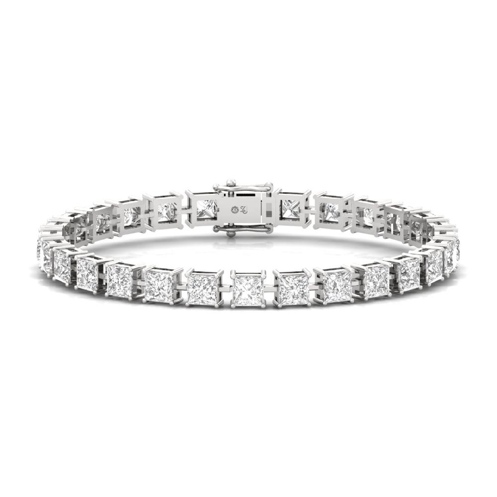 Princess-Cut CVD Diamond Ethereal Bliss Tennis Bracelet
