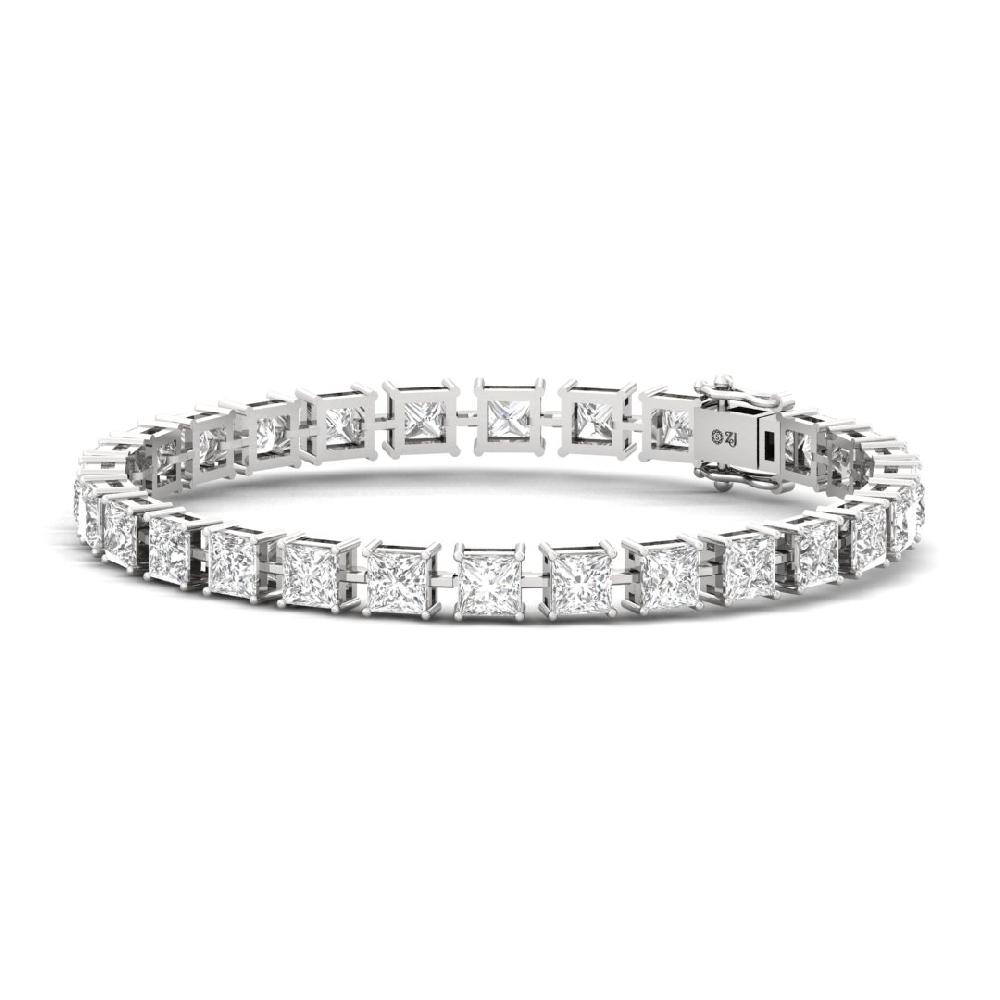 Princess-Cut CVD Diamond Ethereal Bliss Tennis Bracelet