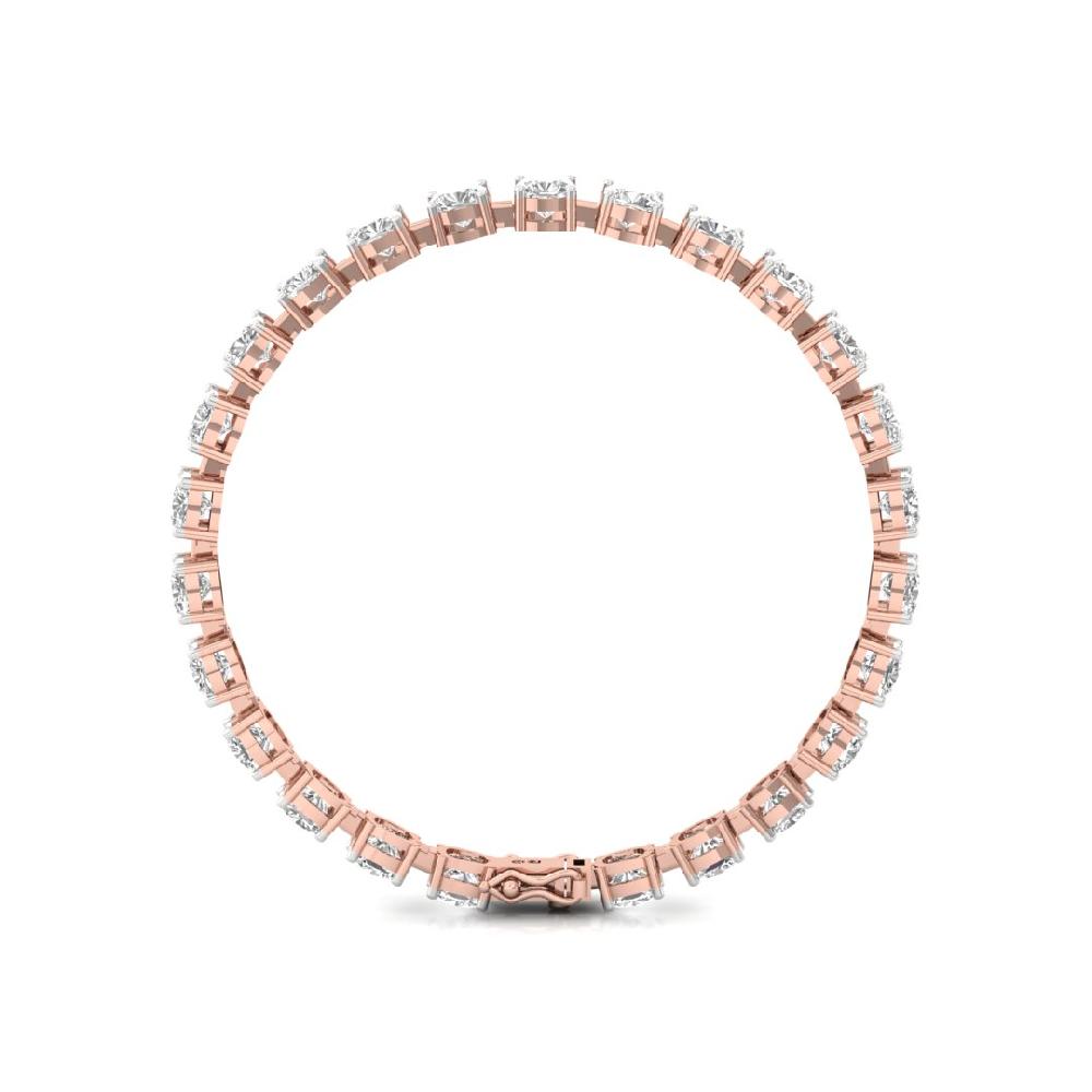 Elegant Cushion Cut CVD-Lab Grown Diamond Tennis Bracelet
