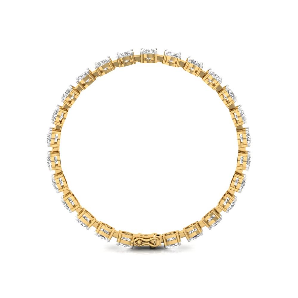 Elegant Cushion Cut CVD-Lab Grown Diamond Tennis Bracelet