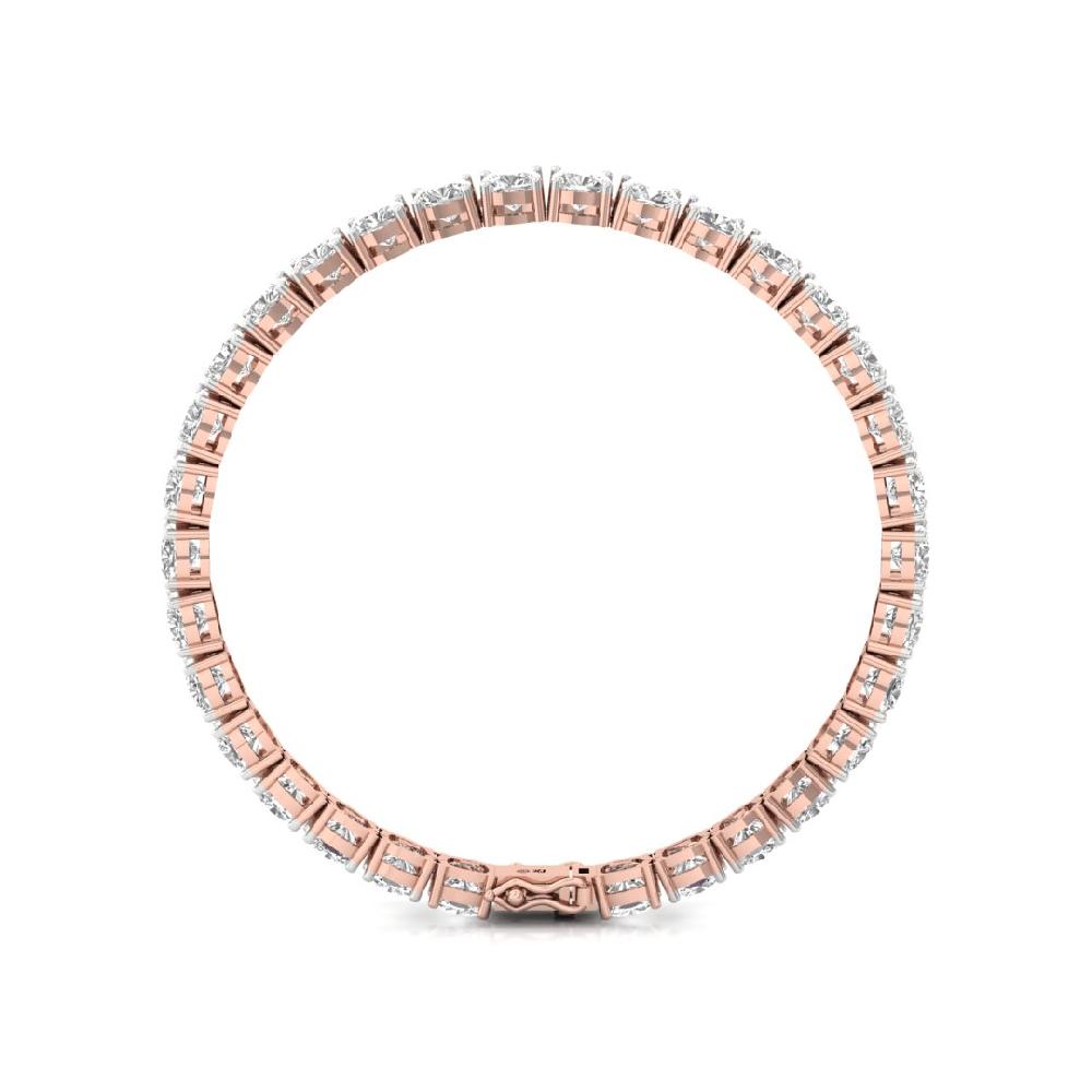 Luxury Cushion Cut CVD Lab Grown Diamond Tennis Bracelet