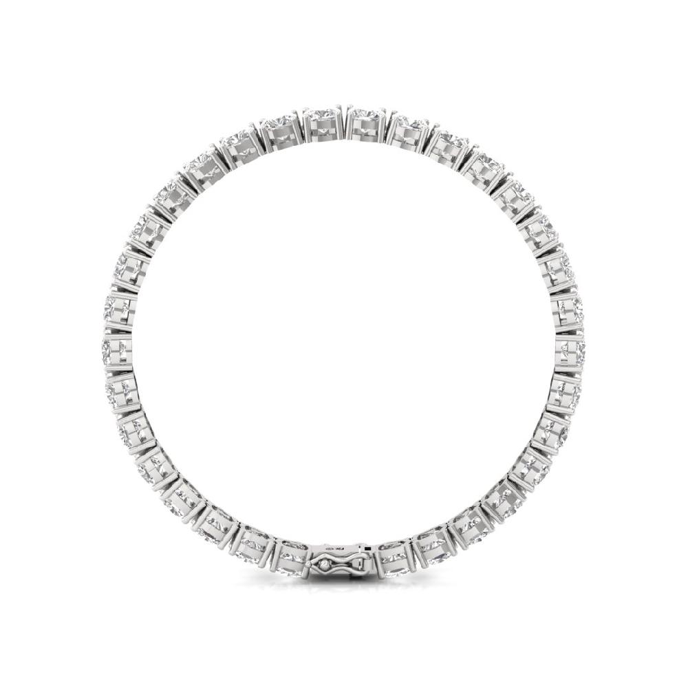 Luxury Cushion Cut CVD Lab Grown Diamond Tennis Bracelet