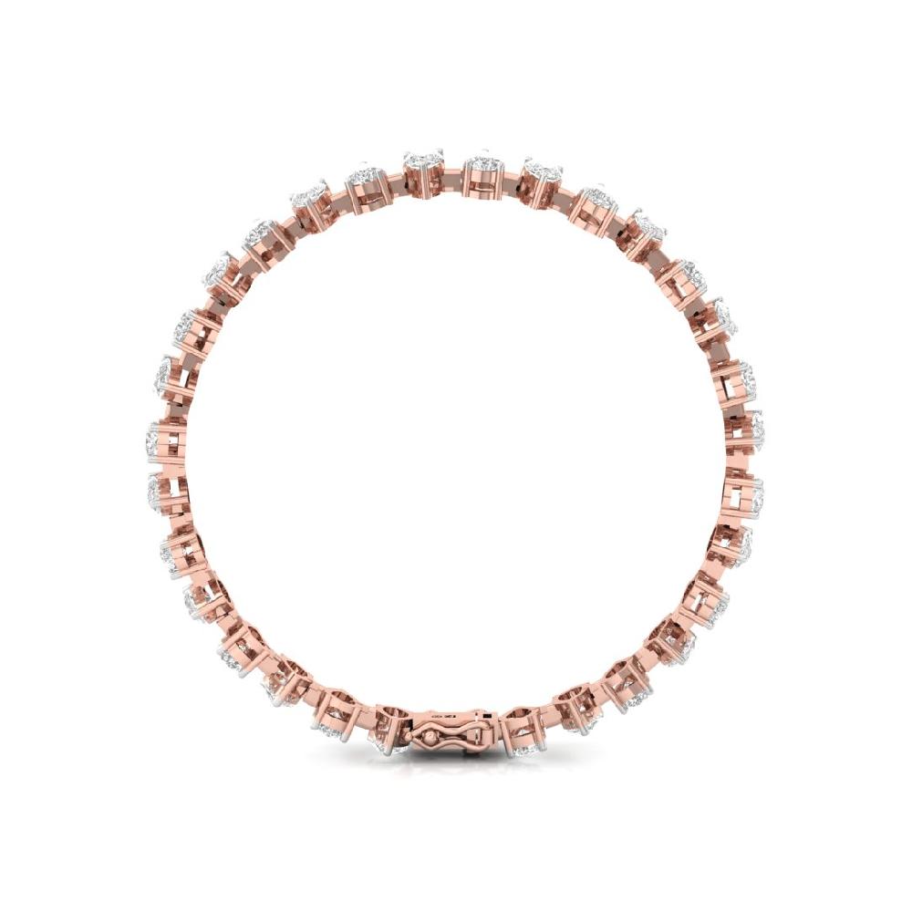 Pear-Cut Diamond Celestial Elegance Tennis Bracelet