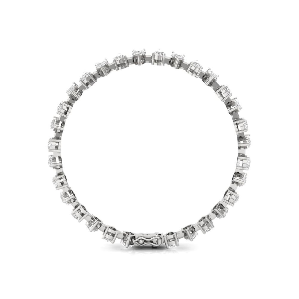 Pear-Cut Diamond Celestial Elegance Tennis Bracelet