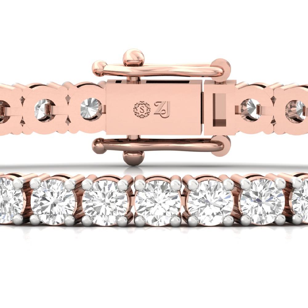 Round Diamond Eternal Grace Tennis Bracelet