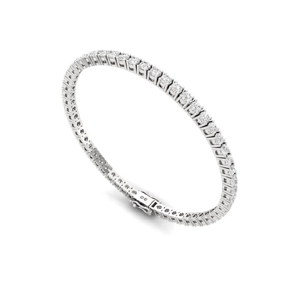 Round Diamond Eternal Grace Tennis Bracelet