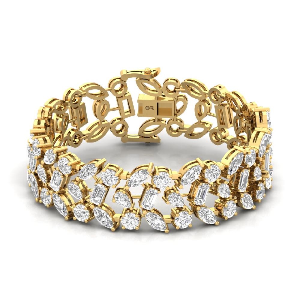 Marquise, Pear & Round CVD & Lab Grown Diamond Eternal Grace Bracelet
