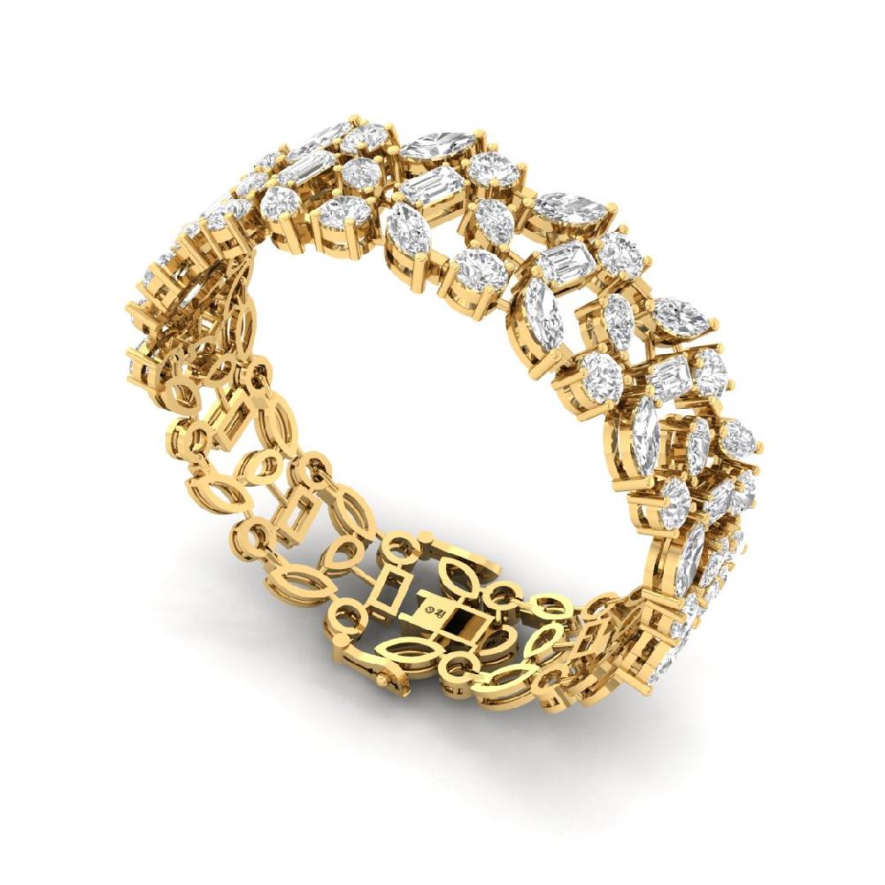 Marquise, Pear & Round CVD & Lab Grown Diamond Eternal Grace Bracelet