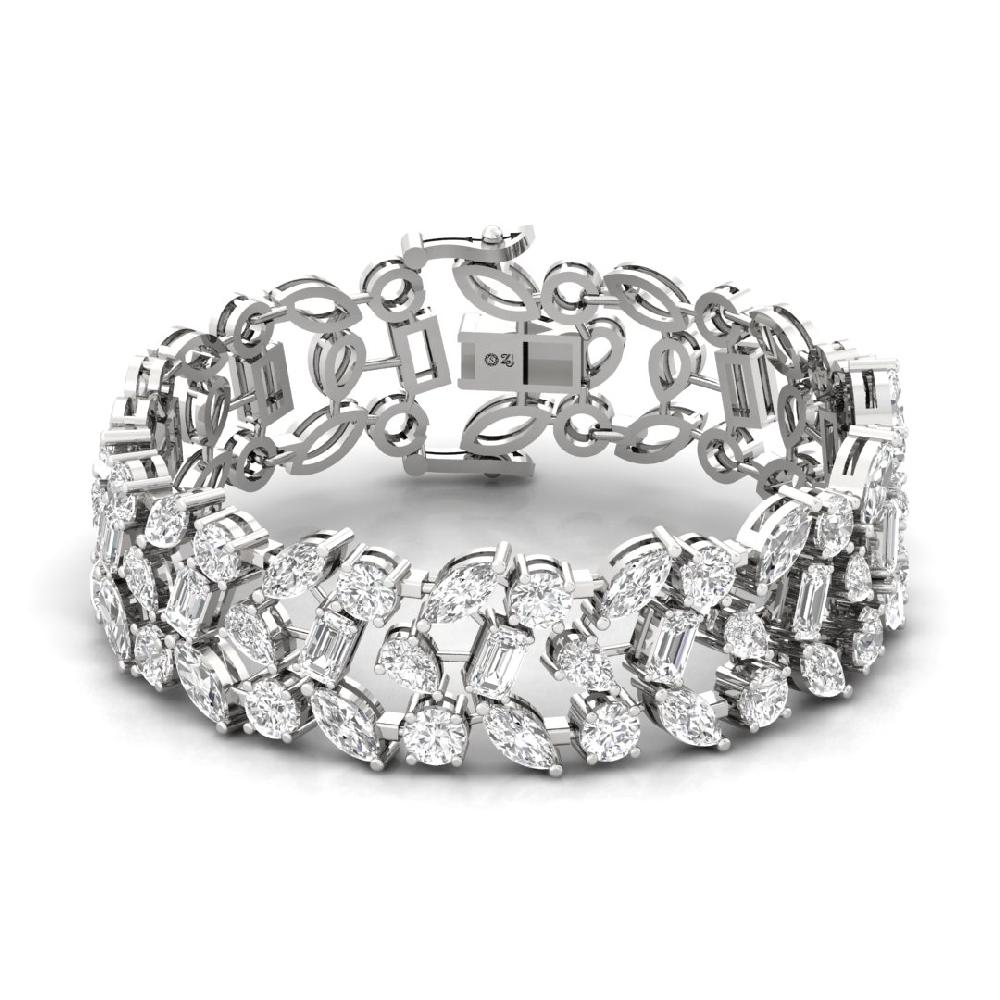 Marquise, Pear & Round CVD & Lab Grown Diamond Eternal Grace Bracelet