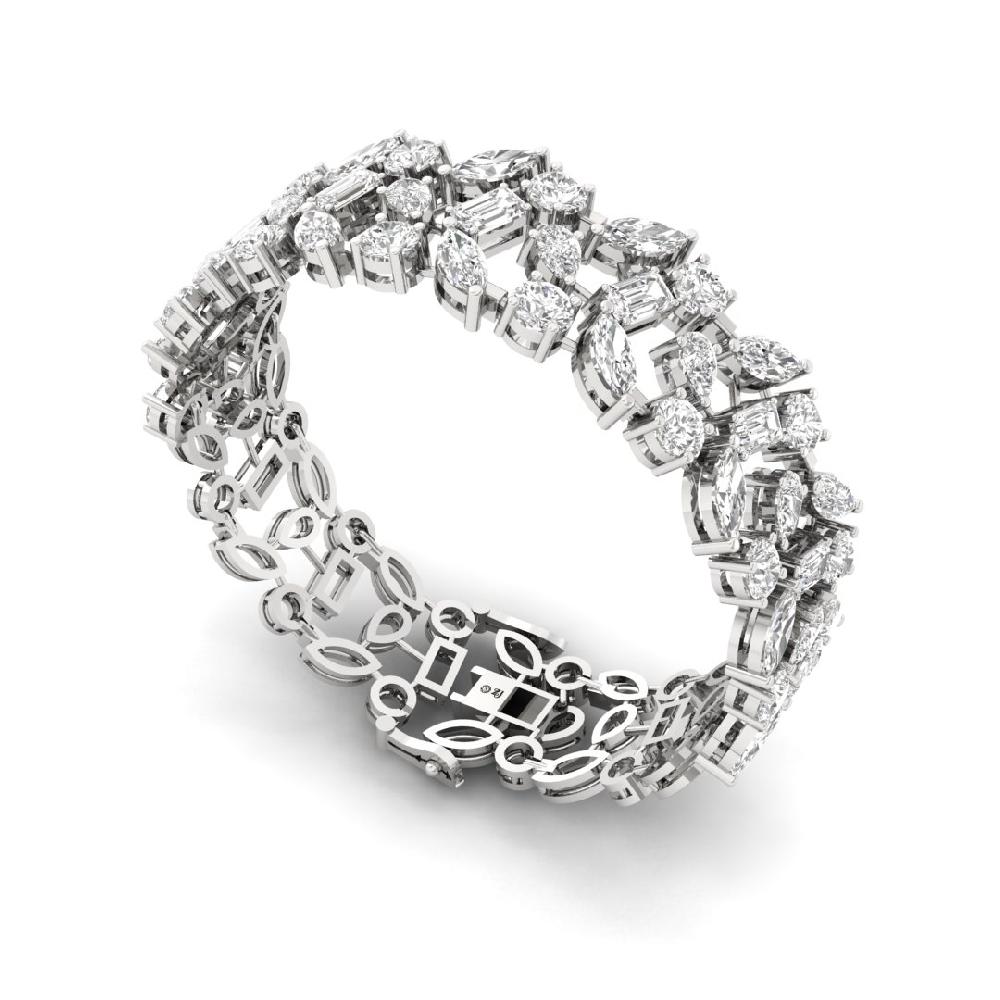 Marquise, Pear & Round CVD & Lab Grown Diamond Eternal Grace Bracelet