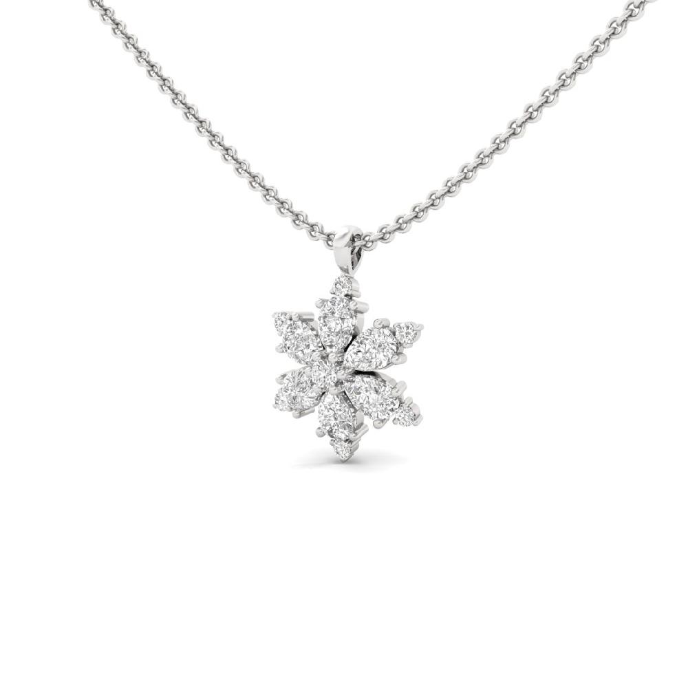 Pear & Round CVD lab grown Diamond Timeless Radiance Pendant