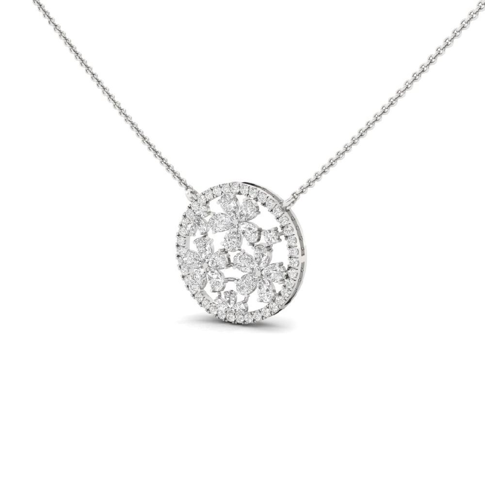 Elegant Pear-Cut CVD-Lab Grown Diamond Pendant