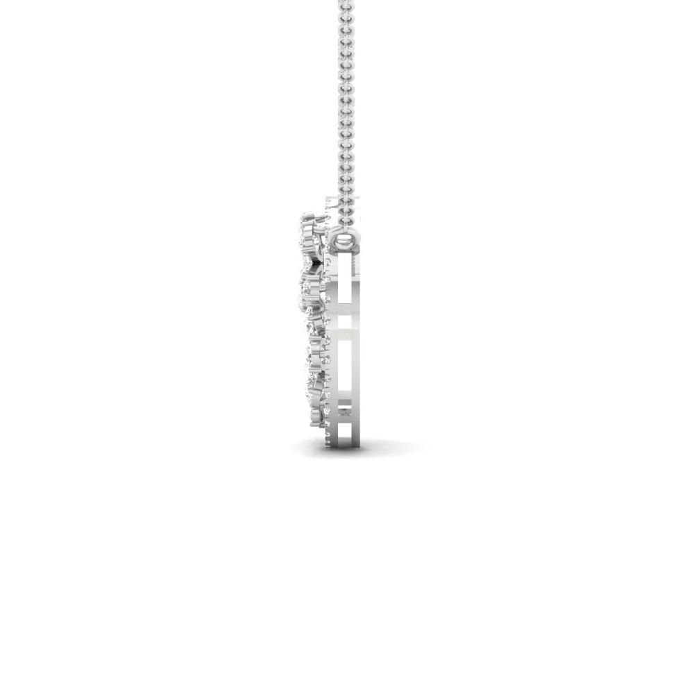 Elegant Pear-Cut CVD-Lab Grown Diamond Pendant