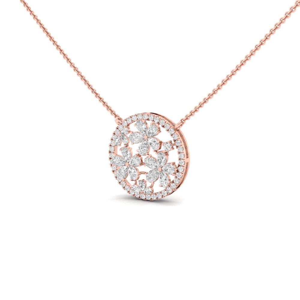 Elegant Pear-Cut CVD-Lab Grown Diamond Pendant