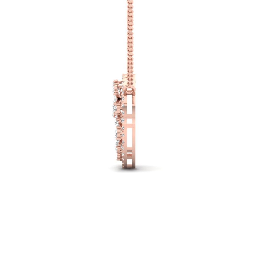 Elegant Pear-Cut CVD-Lab Grown Diamond Pendant